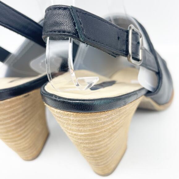 Paul Green Women's Raquel Slingback Heeled Sandals Black Size UK 5 US 7.5 - Picture 10 of 12